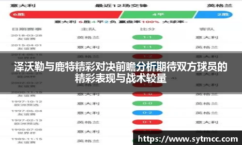 泽沃勒与鹿特精彩对决前瞻分析期待双方球员的精彩表现与战术较量