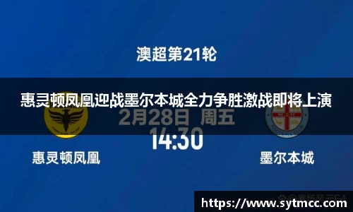 惠灵顿凤凰迎战墨尔本城全力争胜激战即将上演